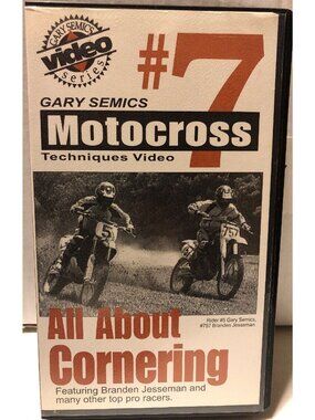 Gary Semics Motocross Techniques VHS #7 All About Cornering Vtg 1998